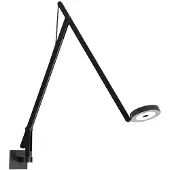 Rotaliana Applique Murale , dimmable, Noir, Salon / séjour, Aluminium