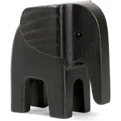 Novoform Figurine en bois - Bébé Elephant - Black teintée - - UneTaille - Décoration