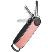 OrbitKey KEY ORGANIZER HYBRID LEATHER PASTEL PINK ORBITKEY