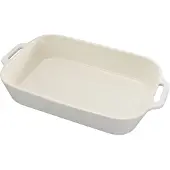 Staub Plat à Four Staub Ceramic Ivoire 34 x 24 cm