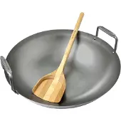 Big Green Egg 120799 Poêle wok, fonte/aluminium moulé