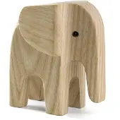 Novoform Figurine en bois - Elephant - Natural Ash - - UneTaille - Décoration