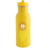 Trixie Baby Gourde enfant en acier inoxydable - - Mr. Lion - 500 ml - Jaune - Acier inoxydable - Polypropylène - Sans BPA