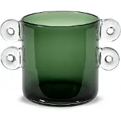 Serax Vase Wind & Fire avec poignées Dark Green