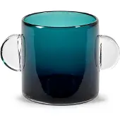 Serax Vase Wind & Fire avec poignées Dark Blue