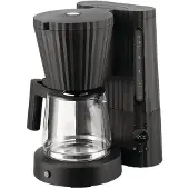 Alessi Cafetière Filtre En Résine Thermoplastique, Noire. Prise Européenne. 1 100 W 220-240 V, 50-60 Hz Mdl14 B
