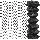 vidaXL Clôture grillagée 25 x 1 m Acier gris