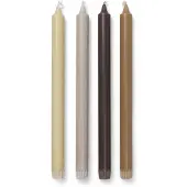 Ferm Living Pure Bougies - Lot de 4 Calm Blend