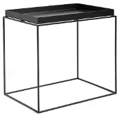 HAY Tray Coffee Table Basse Black | 40 x 60 cm