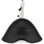 Alessi Gamelle pour chien - - AMMI19 B - Résine thermoplastique - Noir - Design original