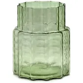Serax Vase Green Transparent Waves Vase 04