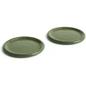 HAY Barro Assiettes Ø24 cm - Lot de 2 Green