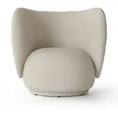 Ferm Living Rico Chaise Longue Tonus - Off White