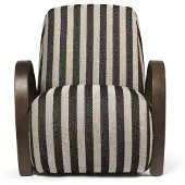 Ferm Living Buur Chaise Longue Sand|Black