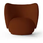 Ferm Living Rico Chaise Longue Tonus - Red Brown