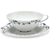 Serax Midnight Flowers Tasse à Thé avec Soucoupe Anemone Milk