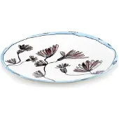 Serax Midnight Flowers Plat de Service S | Camelia Aubergine