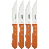 Tramontina Jumbo Bbq Knives Set 4 Units Orange 12.7 cm