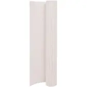 vidaXL Clôture de jardin double face 110x500 cm Blanc