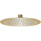 vidaXL Douche de pluie en acier inoxydable 20 cm ronde Golden