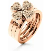 Folli Follie 3r0t064rs-54 Ring Doré 54 Femme