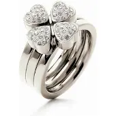 Folli Follie 3r0f064c-56 Ring Argenté 56 Femme