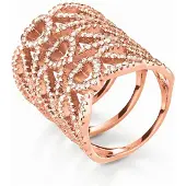 Folli Follie 3r15s068rc-56 Ring Doré 56 Femme