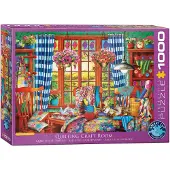 Eurographics Puzzle Patchwork Craft Room - 1000 pièces