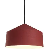 Marset Suspension , Zenc, dimmable, Rouge, Salon / séjour, Plastique, Design
