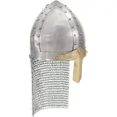 vidaXL Casque de chevalier croisé antique pour GN Argenté Acier