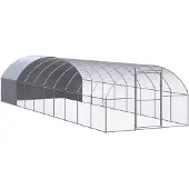 vidaXL Poulailler d'extérieur 3x10x2 m Acier galvanisé