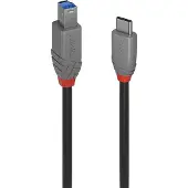 Lindy 36665 câble USB USB 3.2 Gen 1 (3.1 Gen 1) 0,5 m USB C USB B Noir