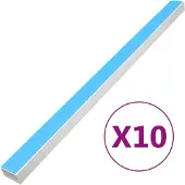 vidaXL Goulottes de câbles Autoadhésives 50x25 mm 10 m PVC