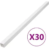 vidaXL Tuyaux d'installation 100x60 mm 30 m PVC