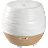 Homedics HM ARM-535 TWT diffuseur aromatique Réservoir Vitrocéramique, Verre, Bois Blanc