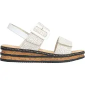 Rieker Sandalen Plat Sandalen Plat - Wit - Maat 41