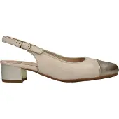 Ara Escarpins à bride arrière beige / or