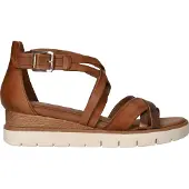 Tamaris Sandalen Plat Sandalen Plat - Cognac - Maat 37