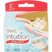 Wilkinson Rasoirs Intuition 2 en 1 pour peaux sèches, paquet de 3 x 10