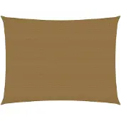 vidaXL Voile d'ombrage 160 g/m² Taupe 3x4 m PEHD