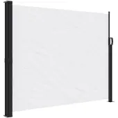 vidaXL Marquise latérale extensible blanc 170x300 cm
