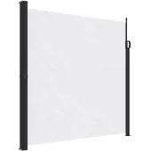vidaXL Marquise latérale extensible blanc 200x300 cm