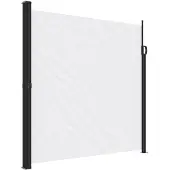 vidaXL Store latéral extensible blanc 200x500 cm