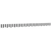 vidaXL Volant de store anthracite et blanc rayé 3,5 m