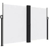 vidaXL Store latéral extensible Blanc 160x600 cm
