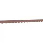 vidaXL Lambrequin de store marron 3,5 m