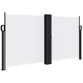 vidaXL Store latéral extensible blanc 120x600 cm