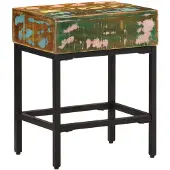 vidaXL Table d'appoint 40x30x51 cm Bois massif de récupération