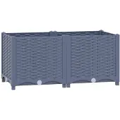vidaXL Lit surélevé 80x40x38 cm Polypropylène