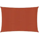 vidaXL Voile d'ombrage 160 g/m² Terre cuite 3x4 m PEHD